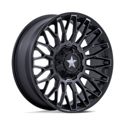 MSA Offroad Wheels M50 CLUBBER disk 24x7 4x137/4x156 110.1 ET0, Matte black