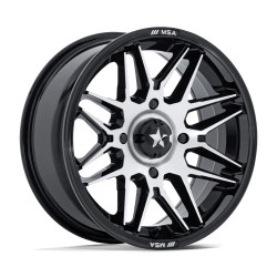 MSA Offroad Wheels M52 RADAR disk 14x7 4x110 86 ET-47, Gloss black
