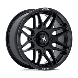 MSA Offroad Wheels M52 RADAR disk 14x7 4x156 115.1 ET-47, Gloss black