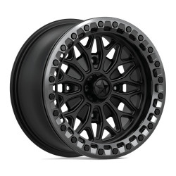 MSA Offroad Wheels MA53 BOLO BEADLOCK disk 15x7 4x110 86 ET10, Matte black