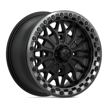 ALU disky MSA MSA Offroad Wheels MA53 BOLO BEADLOCK disk 15x7 4x137 96 ET38, Matte black | race-shop.sk