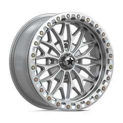 MSA Offroad Wheels MA53 BOLO BEADLOCK disk 18x7 4x110 86 ET10, Gloss silver