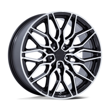ALU disky Niche Niche NC277 CALABRIA 5 disk 22x10.5 5x120 74.1 ET38, Gloss black | race-shop.sk