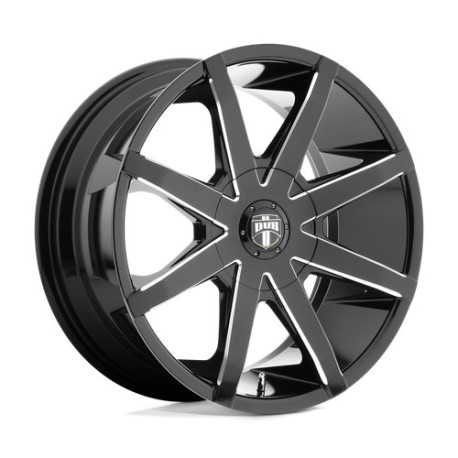 ALU disky DUB DUB S109 PUSH disk 20x8.5 5x114.3 72.56 ET45, Gloss black | race-shop.sk
