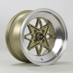 Rota Hachi wheel 15X8 4X100 67,1 ET0, Gold