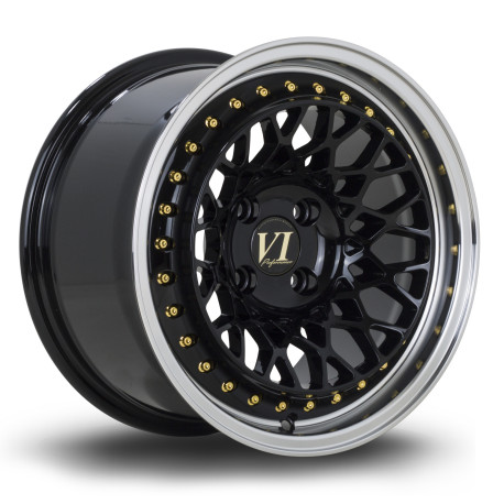 ALU disky 6Performance 6Performance Infinity wheel 15X8.25 4X100 73,1 ET15, Black | race-shop.sk
