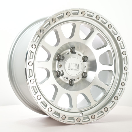 ALU disky Alpha Offroad Alpha Offroad Brawler wheel 17X9 6X139 106,1 ET0, Silver | race-shop.sk