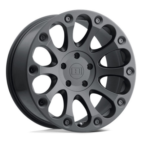 ALU disky Level 8 Level 8 IMPACT disk 18x9 6x114.3 76.1 ET12, Matte black | race-shop.sk