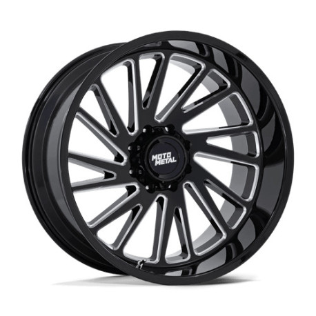 ALU disky Moto Metal Moto Metal MO811 COMBAT disk 22x12 5x127 71.5 ET-44, Gloss black | race-shop.sk