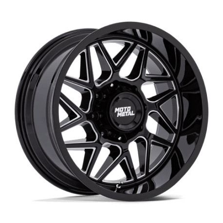 ALU disky Moto Metal Moto Metal MO812 TURBINE disk 20x10 6x135 87.1 ET-18, Gloss black | race-shop.sk