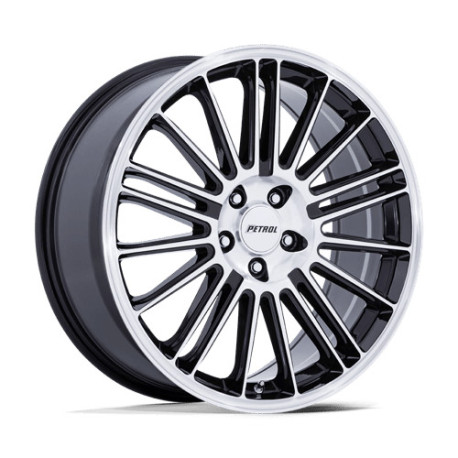 ALU disky Petrol Petrol PE001 P1D disk 17x8 5x100 72.56 ET35, Gloss black | race-shop.sk