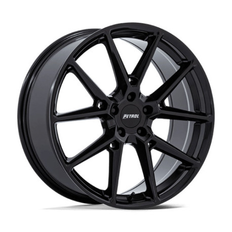 ALU disky Petrol Petrol PE002 P1E disk 18x8 5x110 72.56 ET40, Gloss black | race-shop.sk