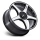 ALU disky Petrol Petrol PE003 P2E disk 20x8.5 5x108/5x114.3 72.56 ET40, Gloss black | race-shop.sk