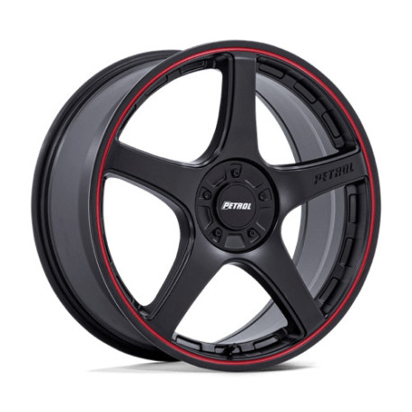 ALU disky Petrol Petrol PE003 P2E disk 20x8.5 5x112/5x120 74.1 ET35, Matte black | race-shop.sk
