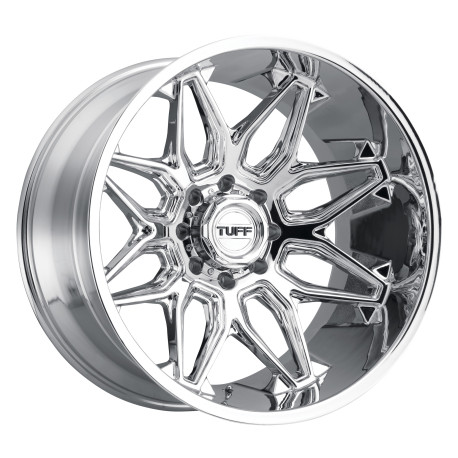 ALU disky Tuff Tuff T3B disk 22x12 8x180 125.1 ET-45, Chrome | race-shop.sk