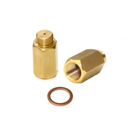 Adaptéry a Lambda sondy Lambda (o2) Dištančný adaptér sondy (emulátor) rovný, mosadz, 2 mm vývrt | race-shop.sk
