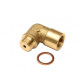 Adaptéry a Lambda sondy Lambda (o2) Dištančný adaptér (emulátor) lambda sondy zahnutý, mosadz, 4 mm vývrt | race-shop.sk