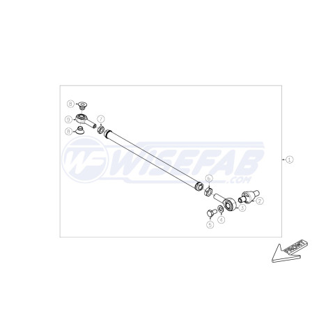 Ramená a čapy WISEFAB Rear Suspension Arm 4 | race-shop.sk