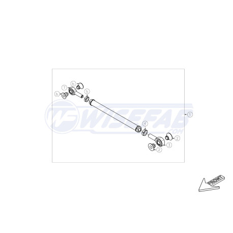 Ramená a čapy WISEFAB Rear Suspension Arm 5 | race-shop.sk
