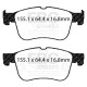 Brzdy EBC Auto Predné brzdové dosky EBC Greenstuff 2000 Sport DP22372 | race-shop.sk