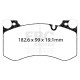 Brzdy EBC Auto Predné brzdové dosky EBC Redstuff Ceramic DP32454C | race-shop.sk