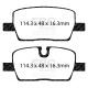 Brzdy EBC Auto Brzdové dosky EBC Redstuff Ceramic DP33116C | race-shop.sk
