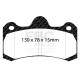 Brzdy EBC Auto Zadné brzdové dosky EBC Bluestuff NDX Trackday + Race DP5045NDX | race-shop.sk