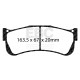 Brzdy EBC Auto Brzdové dosky EBC Racing SR21 Sintered DP8079.20SR21 | race-shop.sk