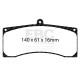 Brzdy EBC Auto Brzdové dosky EBC Racing SR21 Sintered DP8084.25SR21 | race-shop.sk