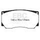 Brzdy EBC Auto Brzdové dosky EBC Racing SR11 Sintered DP8085.26SR11 | race-shop.sk