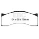 Brzdy EBC Auto Brzdové dosky EBC Racing SR11 Sintered DP8087.30SR11 | race-shop.sk