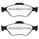 Brzdy EBC Auto Predné brzdové dosky EBC Ultimax OEM Replacement DPX2288 | race-shop.sk