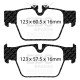 Brzdy EBC Auto Zadné brzdové dosky EBC Ultimax OEM Replacement DPX2394 | race-shop.sk