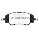 Brzdy EBC Auto Predné brzdové dosky EBC Ultimax OEM Replacement DPX2512 | race-shop.sk