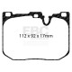 Brzdy EBC Auto Predná + Zadná sada EBC P2DK055RPX - Brzdové kotúče Swept Groove + brzdové dosky Racing RP-X | race-shop.sk