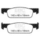 Brzdy EBC Auto Predná sada EBC PD01KF1685 - Brzdové kotúče Premium OE + brzdové dosky Greenstuff | race-shop.sk