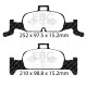 Brzdy EBC Auto Predná sada EBC PD01KF1896 - Brzdové kotúče Premium OE + brzdové dosky Elite Truck and SUV | race-shop.sk