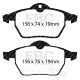 Brzdy EBC Auto Predná sada EBC PD02KF542 - Brzdové kotúče Premium OE + brzdové dosky Redstuff Ceramic | race-shop.sk