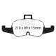 Brzdy EBC Auto Predná sada EBC PD02KF619 - Brzdové kotúče Premium OE + brzdové dosky Redstuff Ceramic | race-shop.sk