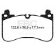 Brzdy EBC Auto Predná sada EBC PD03KF1724 - Brzdové kotúče Premium OE + brzdové dosky Yellowstuff | race-shop.sk