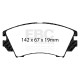 Brzdy EBC Auto Predná sada EBC PD11KF1209 - Brzdové kotúče Turbo Grooved + brzdové dosky Greenstuff | race-shop.sk