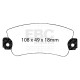 Brzdy EBC Auto Predná sada EBC PD11KF934 - Brzdové kotúče Turbo Grooved + brzdové dosky Greenstuff | race-shop.sk