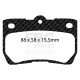 Brzdy EBC Auto Zadná sada EBC PD11KR266 - Brzdové kotúče Turbo Grooved + brzdové dosky Greenstuff | race-shop.sk