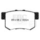 Brzdy EBC Auto Zadná sada EBC PD13KR435 - Brzdové kotúče Turbo Grooved + brzdové dosky Yellowstuff | race-shop.sk