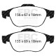 Brzdy EBC Auto Predná sada EBC PD18KF117 - Brzdové kotúče BSD Grooved + brzdové dosky Yellowstuff | race-shop.sk