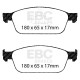 Brzdy EBC Auto Predná sada EBC PD19KF1289 - Brzdové kotúče BSD Grooved + brzdové dosky Bluestuff | race-shop.sk