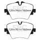 Brzdy EBC Auto Predná + Zadná sada EBC PD40K2415 - Brzdové kotúče Premium OE + brzdové dosky Ultimax OE | race-shop.sk