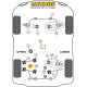 Polyuretánové silentbloky Powerflex Silentblok zadného stabilizátora 21mm Porsche 997 inc. Turbo (2005-2013) Road Series | race-shop.sk