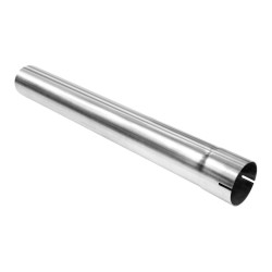 Nerezová rúra s rozšírením - rovná 63 mm, dĺžka 61 cm