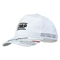 Detská šiltovka OMP racing spirit biela